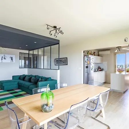 Prominent Ac 4-bedroom With Mountain Views Terrace - Dodo Et Tartine * טולון