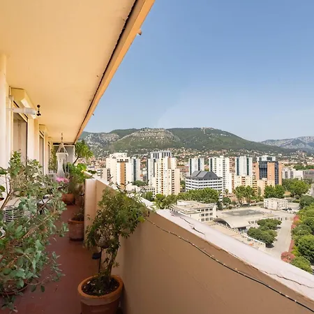 בית נופש Prominent Ac 4-bedroom With Mountain Views Terrace - Dodo Et Tartine טולון